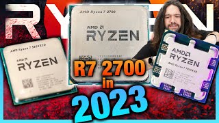 AMD Ryzen 7 2700X in 2023 Benchmarks vs 5800X3D 7800X3D amp More CPU Upgrades [upl. by Peregrine]