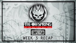 The Offspring 2022 LET THE BAD TIMES ROLL TOUR CANADA Week 3 Recap [upl. by Cheke]