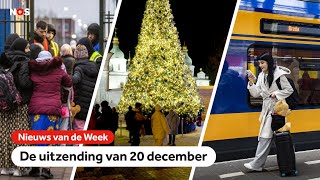 Slaapplekken gezocht voor asielzoekers Kerstmis in Oekraïne en vergeten spullen in de trein [upl. by Enier395]