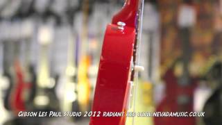 Gibson Les Paul Studio 2012 Radiant Red  Quick Look  PMT Portsmouth [upl. by Willi]