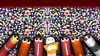 WORLD RECORD MASS SLITHERIO SERVER  Slitherio Gameplay  Hacking Slitherio Hack  Mods [upl. by Allac]