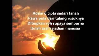 Mawaddah Adam amp Hawa Lirik [upl. by Chura]