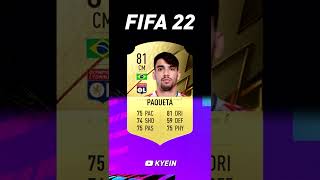 Lucas Paquetá  FIFA Evolution FIFA 20  FIFA 22 [upl. by Ailuj]