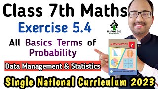 Exercise 54 Class 7 Maths New Book  Probability and Statistics Basic Concepts  Chapter 5 Ex 54 [upl. by Kuhlman]