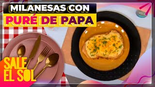 Receta de milanesas con puré de papa con la chef Ingrid Ramos  Sale el Sol [upl. by Akilaz713]