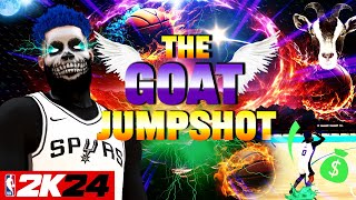 The Greatest 2k24 Jumpshot Of All Time Become a Sniper in Nba 2k24 nba2k24 2k24 [upl. by Yreme]