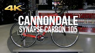 2017 CANNONDALE Synapse Carbon 105  Actual Weight [upl. by Yrellih]