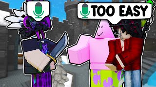 I Met TEAMERS In MM2 VOICE CHAT Murder Mystery 2 [upl. by Eillas]