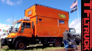 Extreme MercedesBenz Unimogs amp Wild Trucks of the 2015 Overland Expo [upl. by Enyahc927]