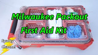 Milwaukee Packout First Aid Kit 48738435 New [upl. by Ylyl14]