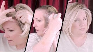 How I Prep My Hair and Secure My Wig  How To Use IT STAYS Adhesive  How To Put On A Wig [upl. by Hanavas]