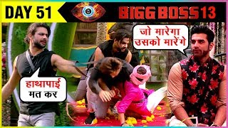 Asim Riaz FIGHTS With Vishal Aditya Singh Over Shehnaz Swamyawar Task  Bigg Boss 13 Episode Update [upl. by Malanie]