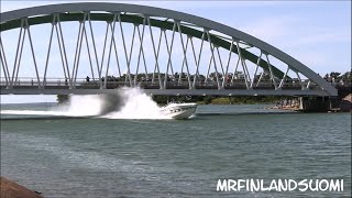 PokerRun Åland 2023 Bomarsundsbron  High Speed Under Low Bridge [upl. by Gladis338]