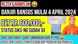 Rezeky Nomplok🤩 BLT 600 RIBU SUDAH SI HARI INI LEWAT PT POS KPM PKH BPNT CEK SALDO KKS TAHAP 3 [upl. by Ddarb]