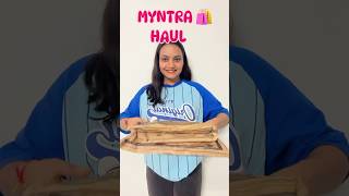 MYNTRA End Of Reason Sale 2024 Women’s Tshirt  Parachute Joggers myntra haul shorts viral [upl. by Drageruaeb]