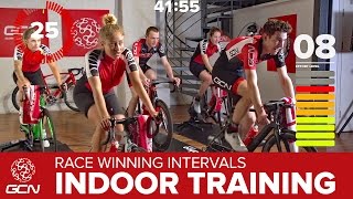 Race Winning Intervals Workout  Indoor Cycle Training [upl. by Maril980]