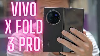 Vivo X Fold 3 Pro HandsOn The New Best Foldable Hardware [upl. by Nyltak128]