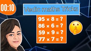 Multiply Faster with Vedic Math Simple and Powerful Tricks  Multiplication Tricks  Vedic Math [upl. by Neved528]