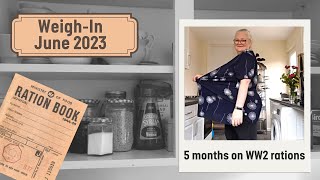 5 month weighin living on WW2 rations for 1 year  social experiment [upl. by Marietta482]