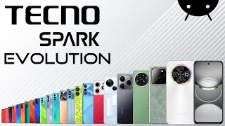 Evolution of Tecno spark  History of Tecno [upl. by Zetniuq]