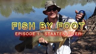 FISH BY FOOT  EP1 Staaten River [upl. by Nennek540]