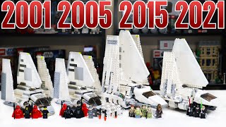 LEGO Star Wars IMPERIAL SHUTTLE Comparison 7166 7264 75094 75302  2001 2005 2015 2021 [upl. by Ainivad]