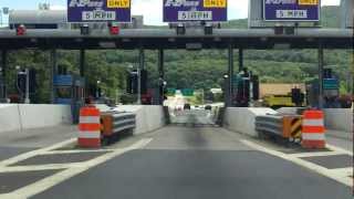 New York State Thruway Interstate 87 Exit 16 northbound [upl. by Eulalie]