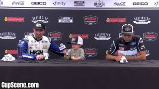 NASCAR at Darlington Aug  Sept 2024 Chase Briscoe post race [upl. by Ferrel]