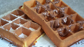 Les gaufreswaffles recipeاسهل طريقة لصنع الغوفر المنزلي ناجح مائة بالمائةmayaencuisine [upl. by Llenroc7]