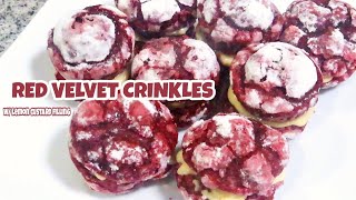 Red Velvet Crinkles w lemon custard filling [upl. by Guendolen]