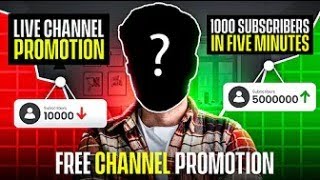 🔴 Live YouTube Channel Promotion 1000 subs free  5 मिनट में ले जाओ live channel promotion [upl. by Kcoj]