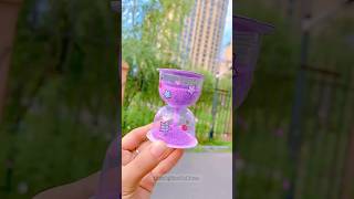 Sand Timer⏳Homemade hourglass jelly box DIY diy youtubeshorts shorts trend viral sandtimer [upl. by Nivlem]