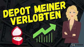 Ich zeige das Depot meiner Verlobten  Investiert seit ca 1 Jahr amp 7 Monaten Aktien traderepublic [upl. by Rosalinde]