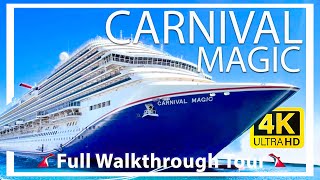 Carnival Magic  Full Walkthrough Ship Tour amp Review  Ultra Views 4k  Carnival Cruise Lines [upl. by Cran476]