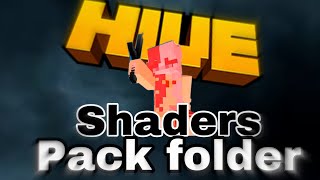 “The BEST Shaders for PvP MCPE  118 Hive pack folder [upl. by Sennahoj]