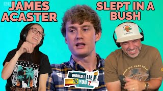 WILTY  Did James Acaster Spend the Night in a Bush REACTION [upl. by Yrac807]