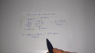 Cómo calcular eficiencia de transmisión [upl. by Brathwaite]