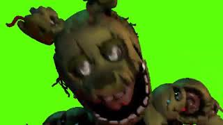 Springtrap jumpscare green screen fnaf [upl. by Elimaj]