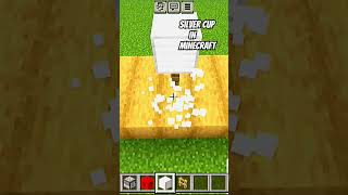 Silver Cup in Minecraft  minecraft minecraftshorts gamingshorts viralshorts [upl. by Fonseca476]