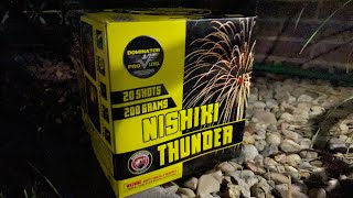 Nishiki Thunder 20s Firework Cake by Dominator Pro Line [upl. by Ayanaj]