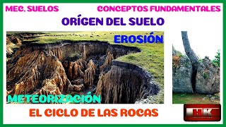 CONCEPTOS BÁSICOS DE GEOTECNIA ORIGEN DEL SUELO MECÁNICA DE SUELOS desde CERO 👨‍🏫 [upl. by Nauqyaj101]