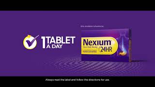 Nexium 24HR  Frequent Heartburn  Live Life Less Interrupted 2022 [upl. by Eninaj]