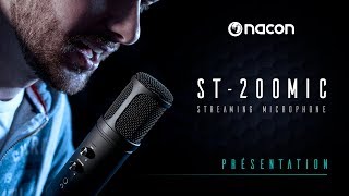 Nacon ST200MIC  Microphone streaming  Présentation [upl. by Skiba]