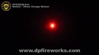 Comet  30mm Orange PFX30CMOH  Available at American Wholesale Fireworks [upl. by Anilok921]