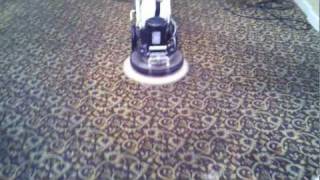 Trinity oscillating pad machine cleaning grease on carpet 1272012 [upl. by Ume]