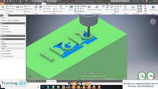 Inventor HSM Milling Text [upl. by Henderson]