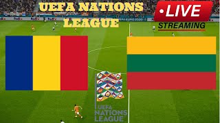 🔴TIESIOGIAI RUMUNIJA vs LIETUVA  UEFA TAUTŲ LYGA 2024  Visa Rungtynės [upl. by Lleoj]