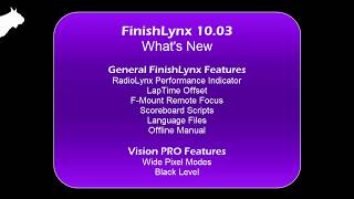 FinishLynx 1003 New Features  Video Release Notes [upl. by Mireille]