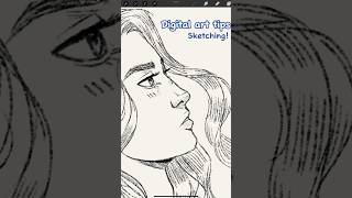 digital art tips sketching ✨ digitalart drawing arttips art drawingtips [upl. by Daffodil]