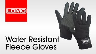 Lomo Water Resistant Fleece Gloves [upl. by Haela]